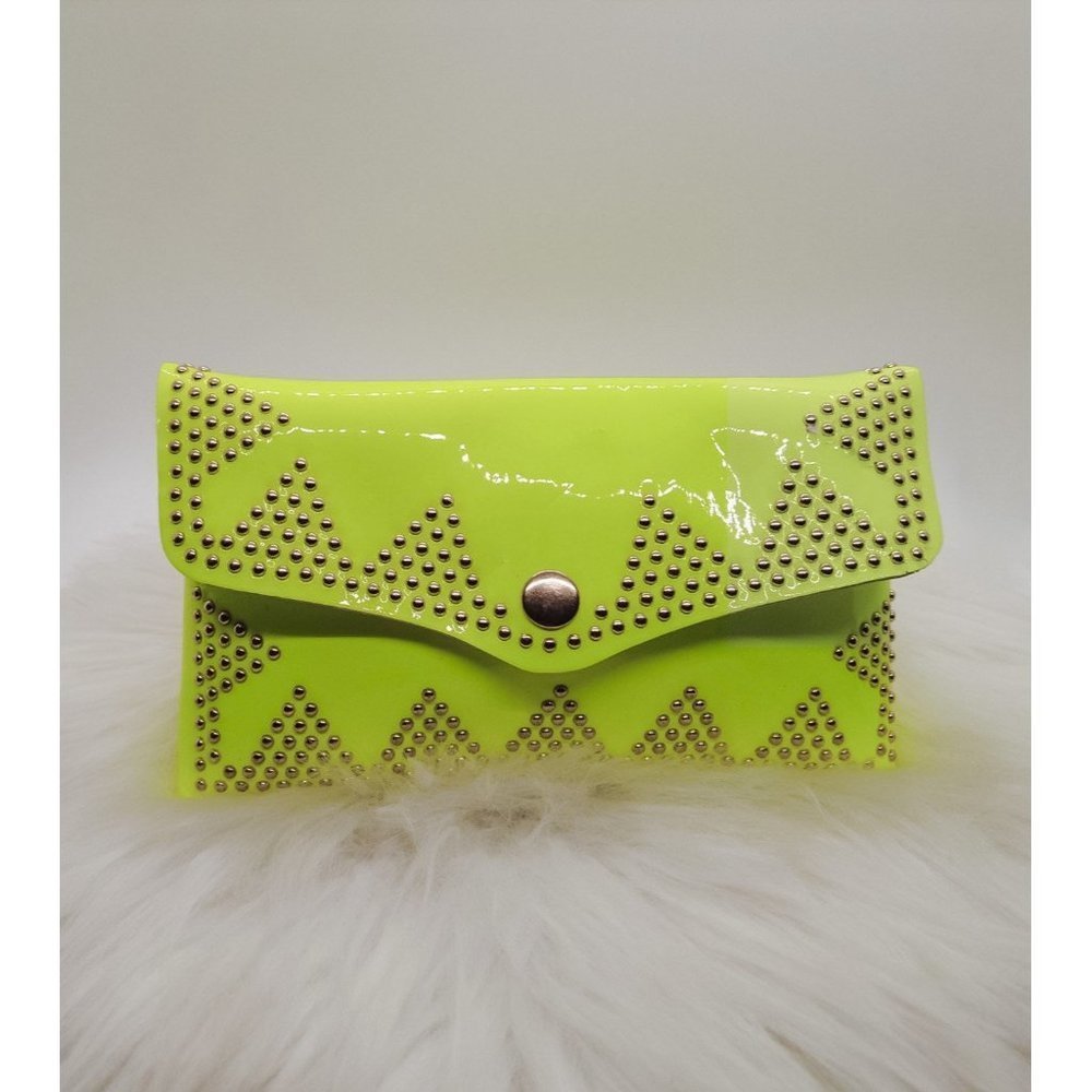 Neon Studded Pouch Belt Bag Rave Festival